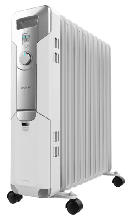 Cecotec 05884 calefactor eléctrico Interior Blanco 2500 W Radiador de aceite eléctrico