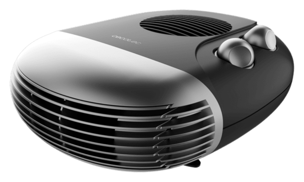 Cecotec 08250 calefactor eléctrico Interior Negro, Gris 2000 W Ventilador sin aspas para el hogar