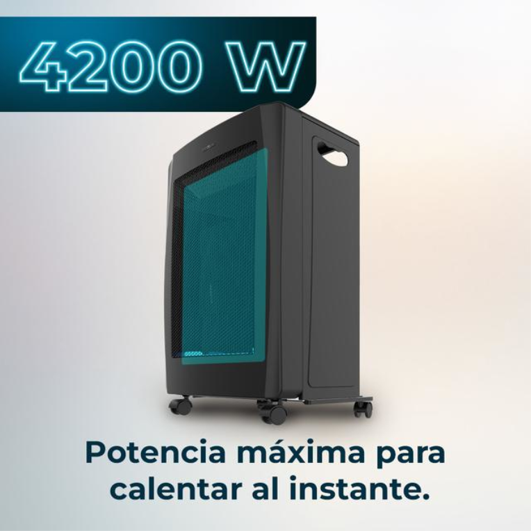 Cecotec ReadyWarm Independiente propano/butano Negro