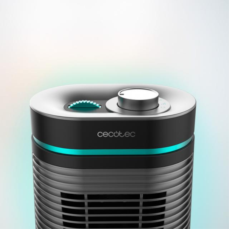 Cecotec 08290 calefactor eléctrico Interior Negro 1500 W Ventilador eléctrico