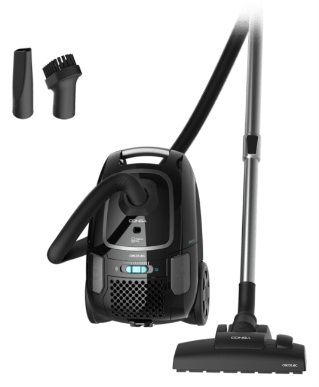 Cecotec Conga Powerbag 4000 XL 4 L Aspiradora cilíndrica Secar 890 W Bolsa para el polvo