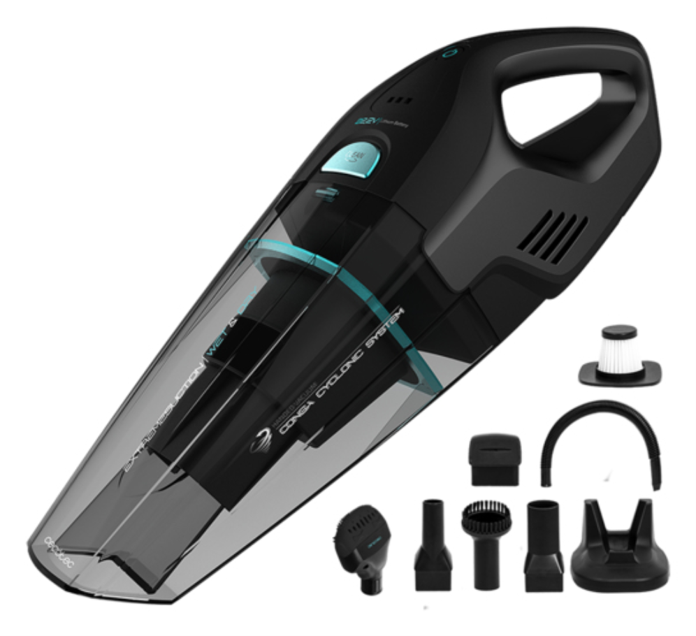 Cecotec Conga Immortal Extreme Suction 22,2 Animal Hand aspiradora de mano Negro Sin bolsa