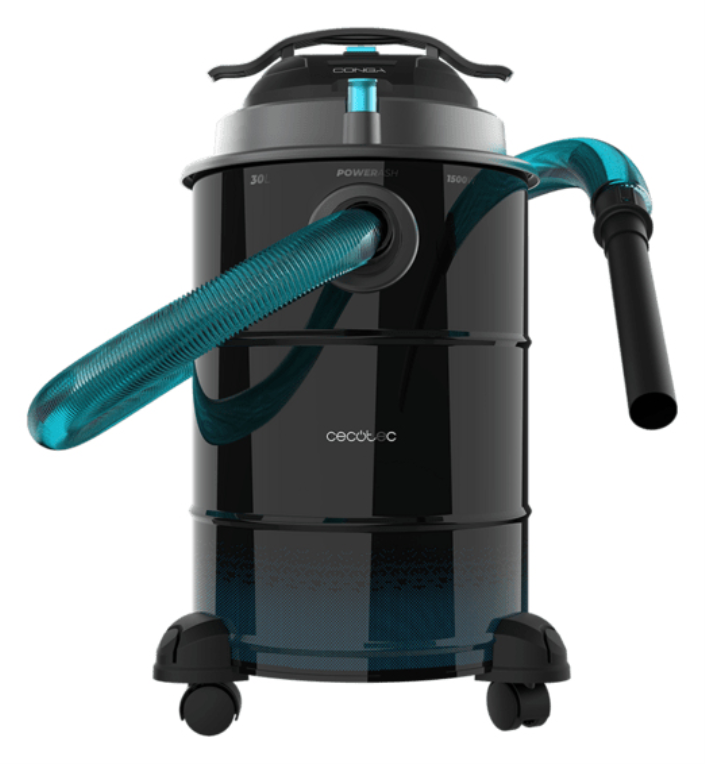Cecotec Conga Ash 6000 EasyGo Home XL 1500 AW 30 L Negro, Turquesa