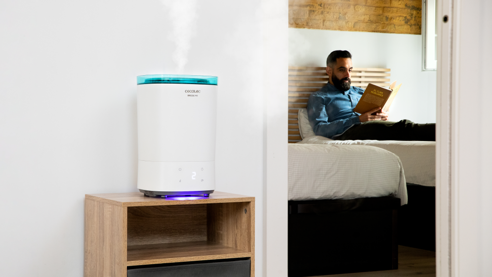 Cecotec BreezeCare 3000 humidificador 5,5 L Negro, Blanco 30 W