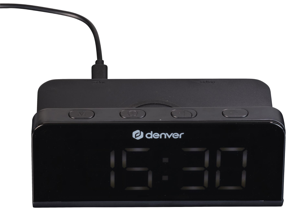 Denver ECQ-103MK2 Reloj despertador digital Negro