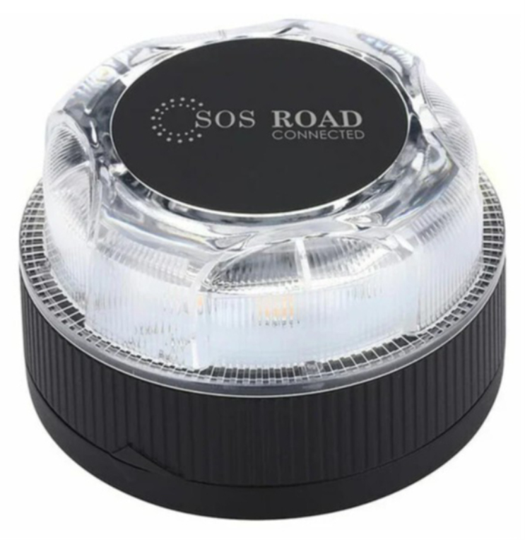 Baliza V16 Emergencia Conectada DGT 3.0 LED Ámbar, Geoposicionamiento, Base Imantada, 3xAA, IP54, LTE-M, Certificada