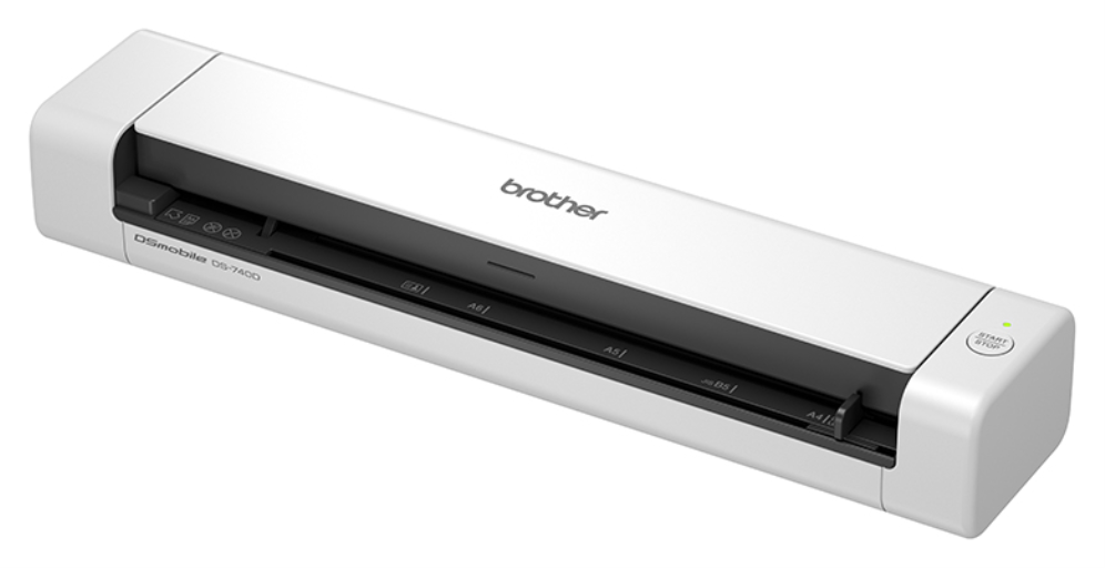 Brother DS-740D escaner Escáner alimentado con hojas 600 x 600 DPI A4 Negro, Blanco