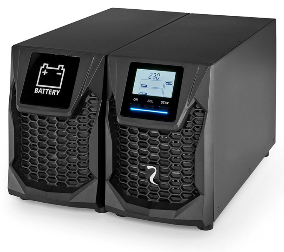 Riello Sentinel Pro2 700 sistema de alimentación ininterrumpida (UPS) Doble conversión (en línea) 0,7 kVA 700 W 4 salidas AC