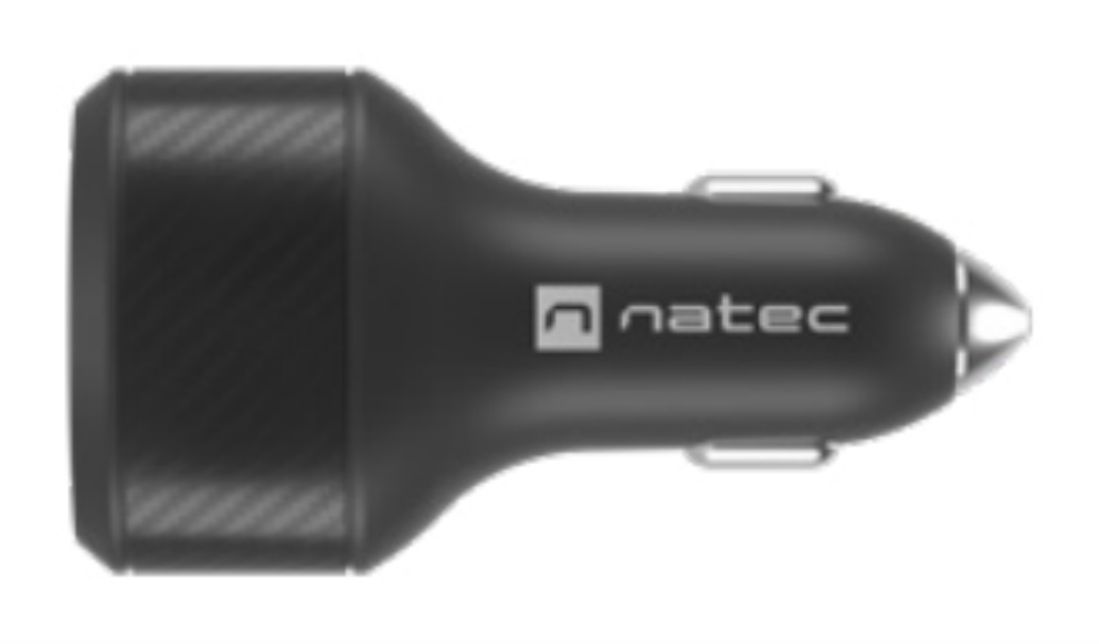 NATEC Coney Universal Negro Encendedor de cigarrillos Carga rápida Auto