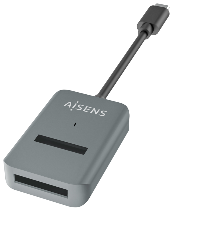 AISENS USB-C Dock M.2 (NGFF) ASUC-M2D012-GR SATA/NVMe A USB3.1 Gen2, Gris
