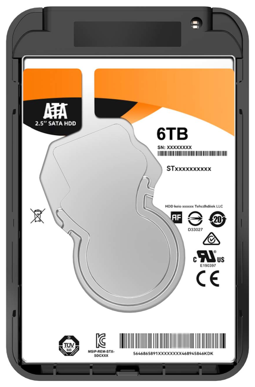 AISENS Caja Externa 2,5? 9.5mm SATA a USB3.0/USB3.1 Gen1, Negra