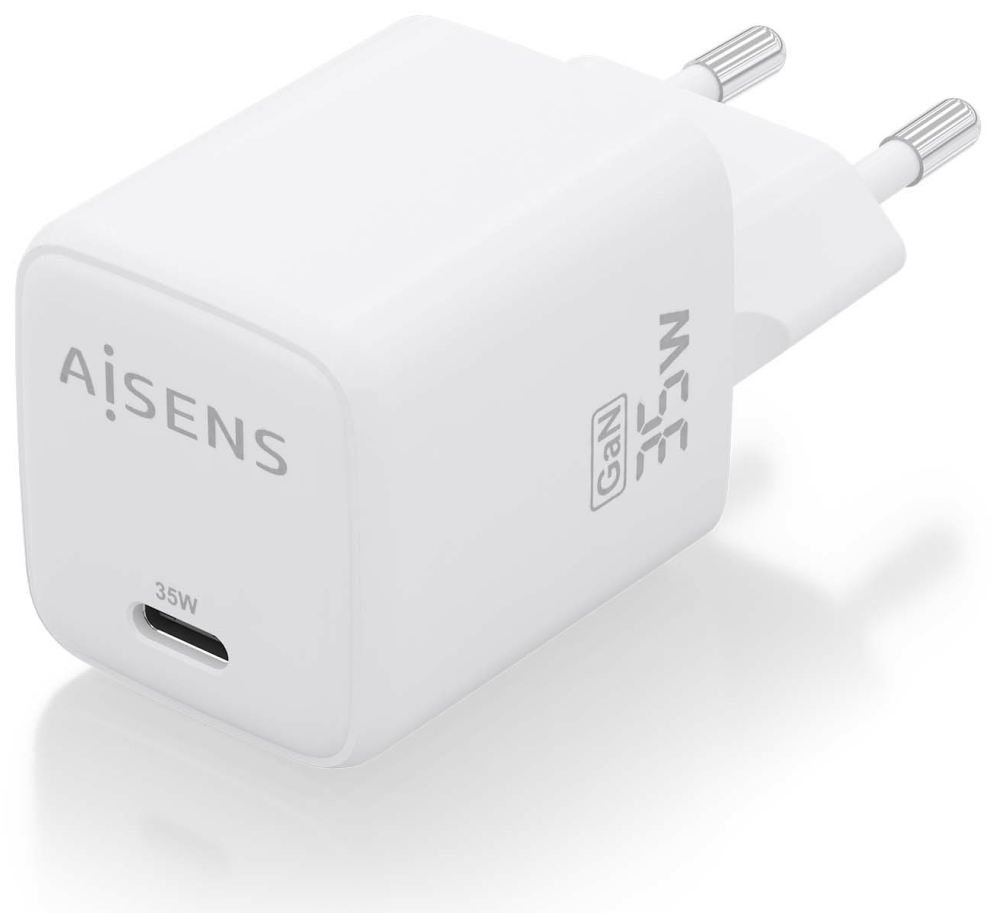 AISENS ASCH-35W1P016-W cargador de dispositivo móvil Universal Corriente alterna Carga rápida Interior