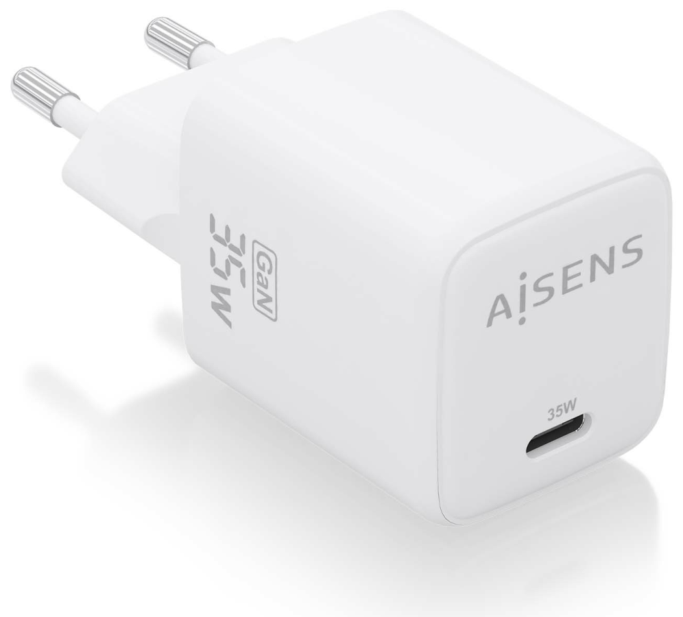 AISENS ASCH-35W1P016-W cargador de dispositivo móvil Universal Corriente alterna Carga rápida Interior