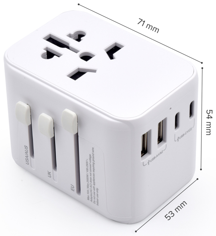 Ewent EW1470 cargador de dispositivo móvil Blanco