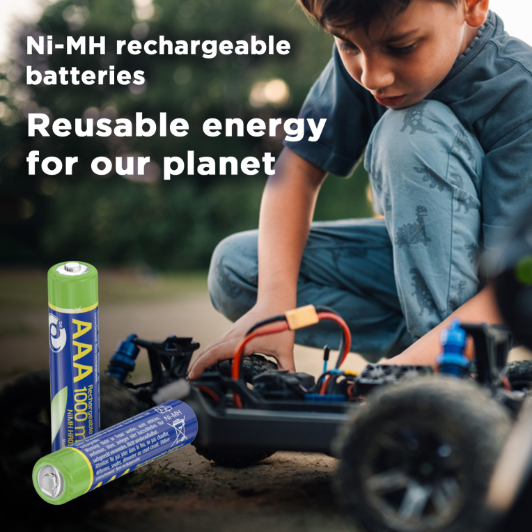 EnerGenie EG-BA-AAA10-01 pila doméstica Batería recargable AAA Níquel-metal hidruro (NiMH)