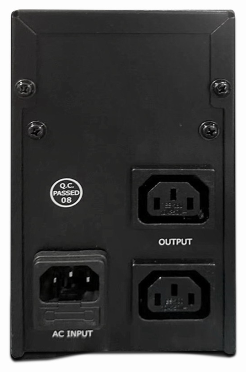 Gembird UPS-PC-652A sistema de alimentación ininterrumpida (UPS) Línea interactiva 0,65 kVA 390 W 3 salidas AC