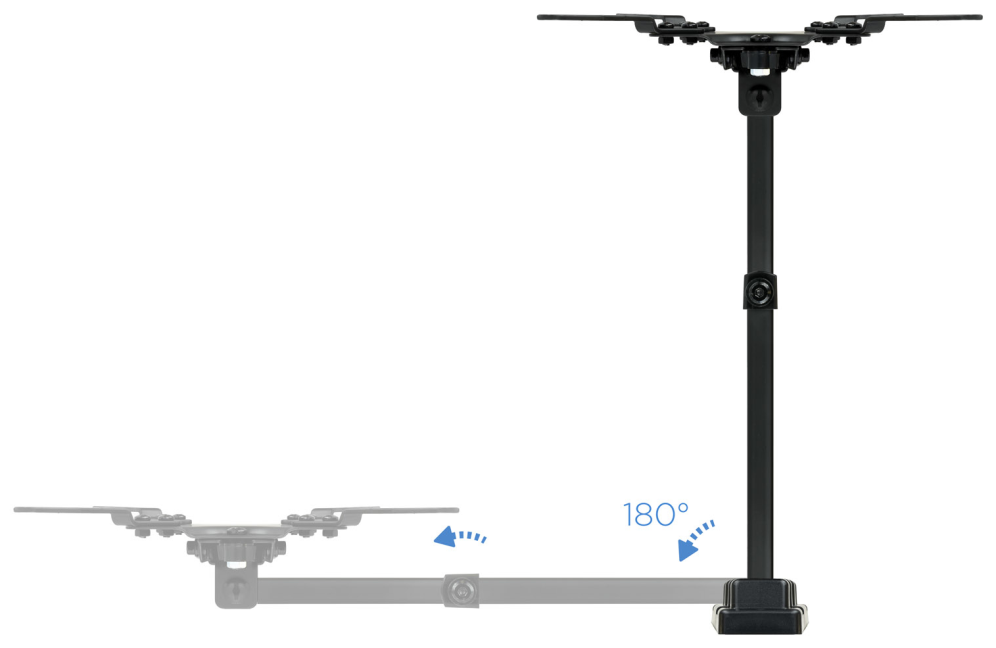 TooQ LP2142TNL-B soporte para TV 106,7 cm (42") Negro