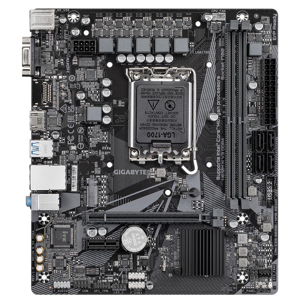 PLACA BASE GIGABYTE H610M H V3 DDR4 MATX 1700