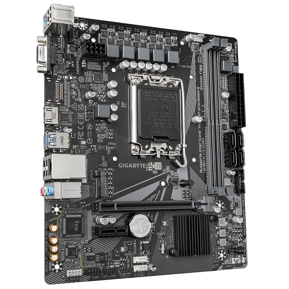 PLACA BASE GIGABYTE H610M H V3 DDR4 MATX 1700