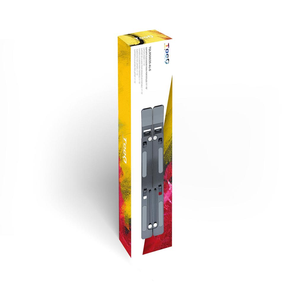 SOPORTE ELEVADOR TOOQ ALUMINIO PLEGABLE PORTATILES GRIS