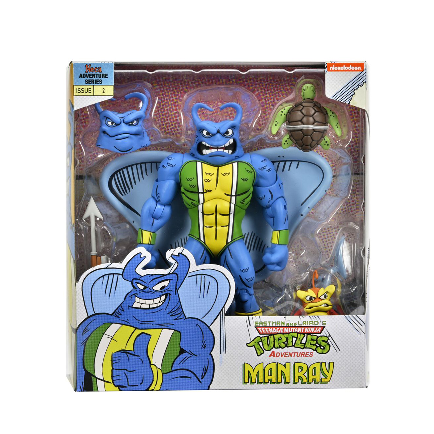 FIGURA ACCION NECA LAS TORTUGAS NINJA MAN RAY ARCHIE COMICS