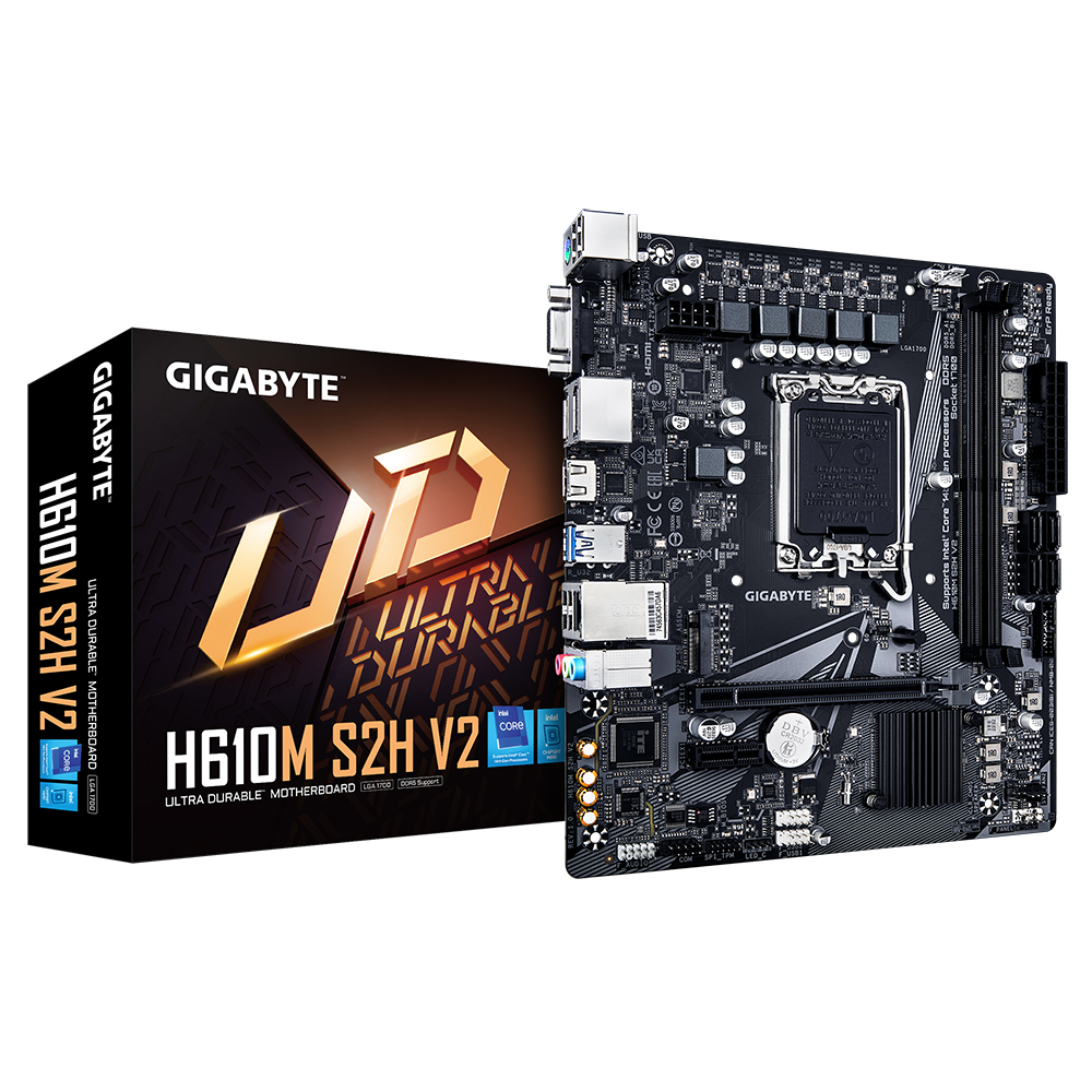 PLACA BASE GIGABYTE H610M S2H V2 LGA 1700 DDR5 MICROATX