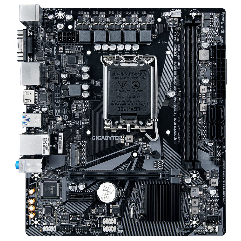 PLACA BASE GIGABYTE H610M S2H V2 LGA 1700 DDR5 MICROATX