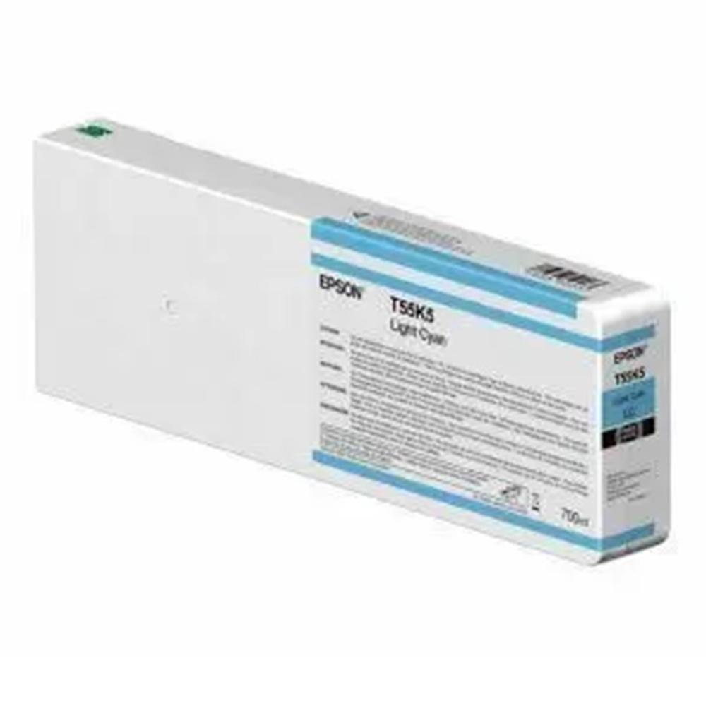 CARTUCHO TINTA EPSON T55K500 ULTRACHROME HDX/HD LIGHT CYAN 700ML