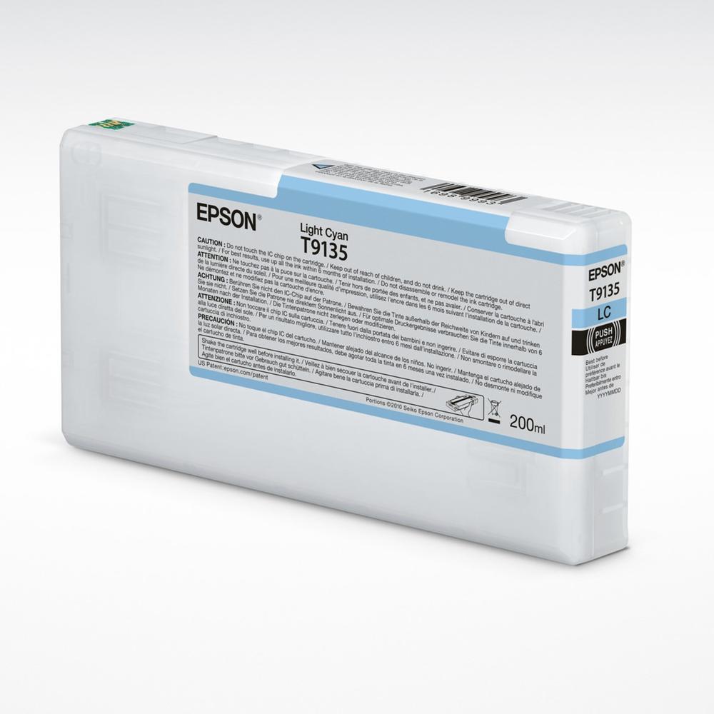 CARTUCHO TINTA EPSON T9135 LIGHT CYAN 200ML