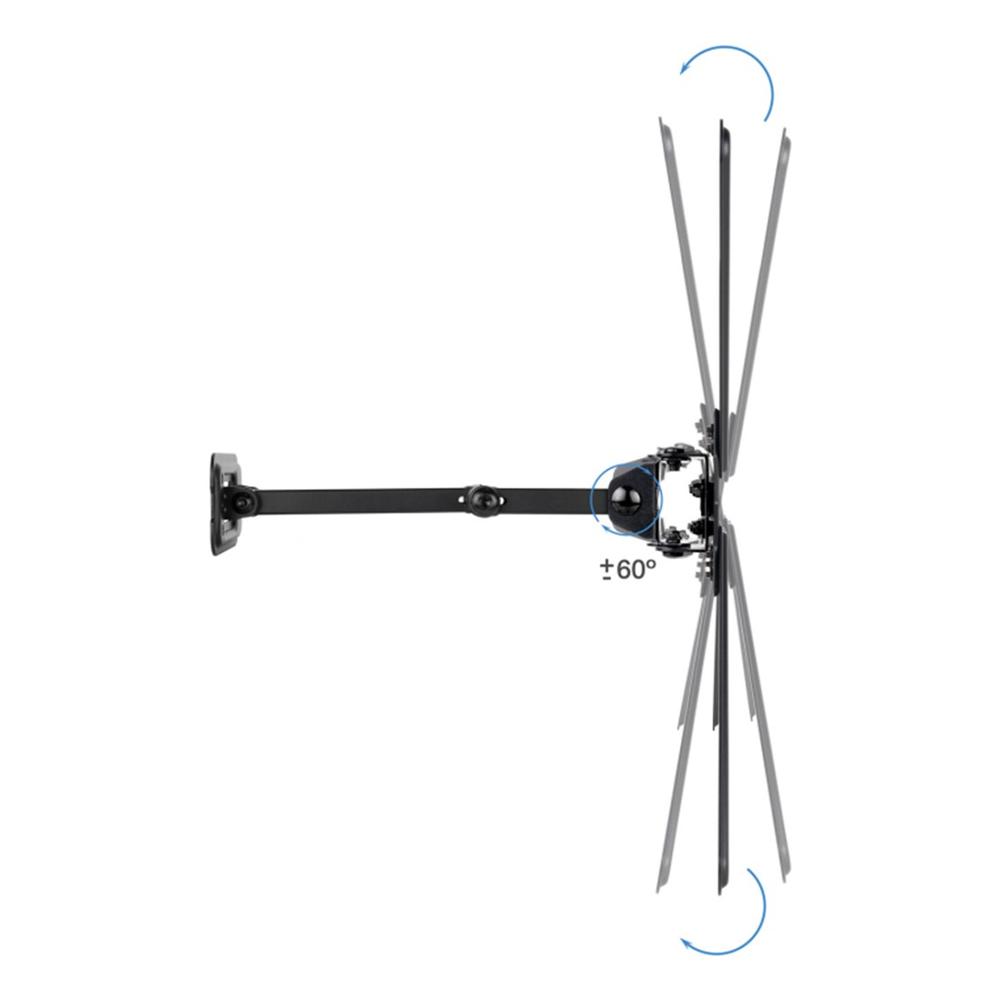 SOPORTE PARED TV TOOQ VESA HASTA 55" 400X400MM MAX 25KG ARTICULADO