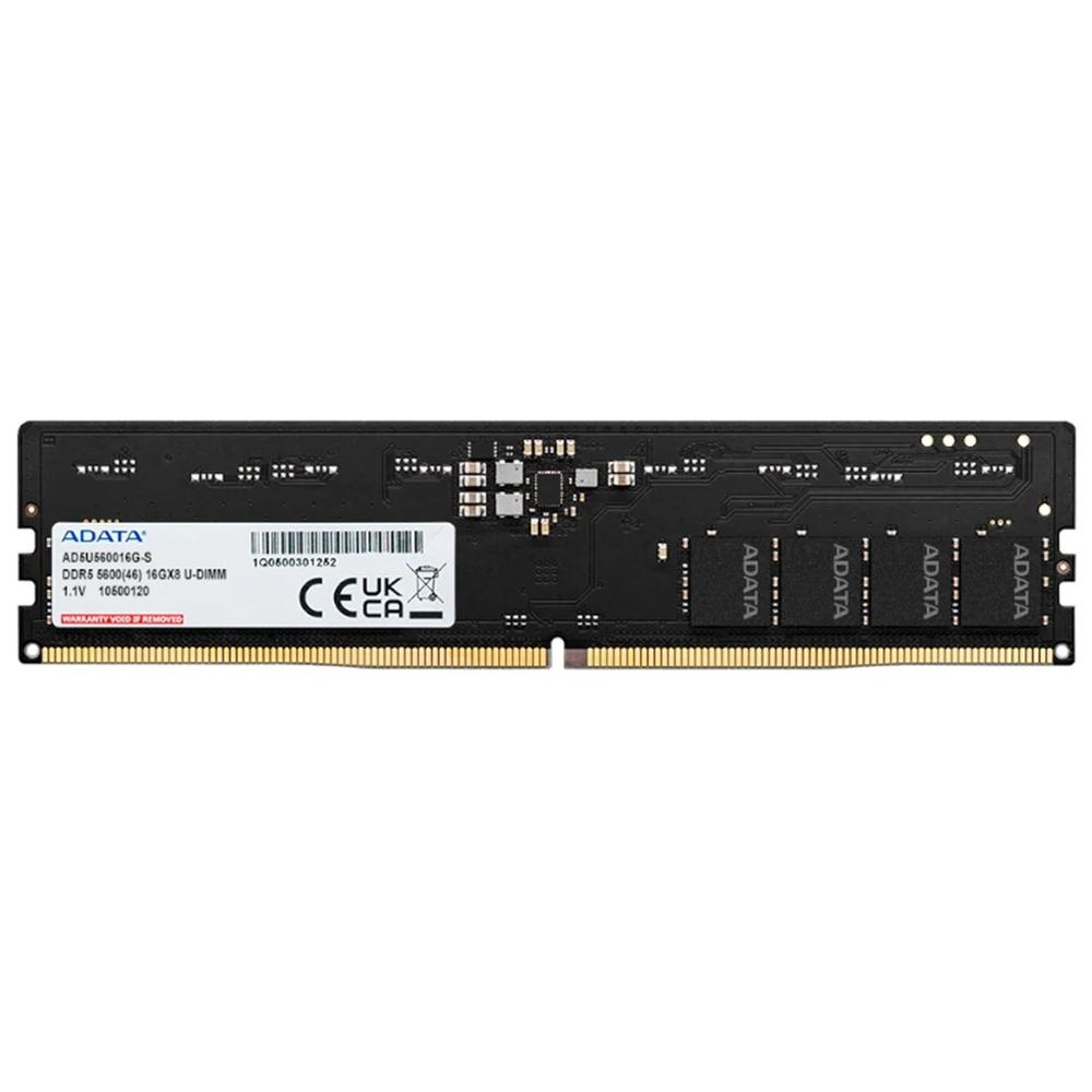 MEMORIA RAM DDR5 16GB ADATA UDIMM 5600 MHZ