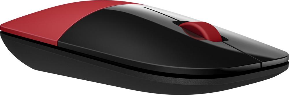 Raton INALAMBRICO HP Z3700 Ambidiestro RF optico Rojo y Negro