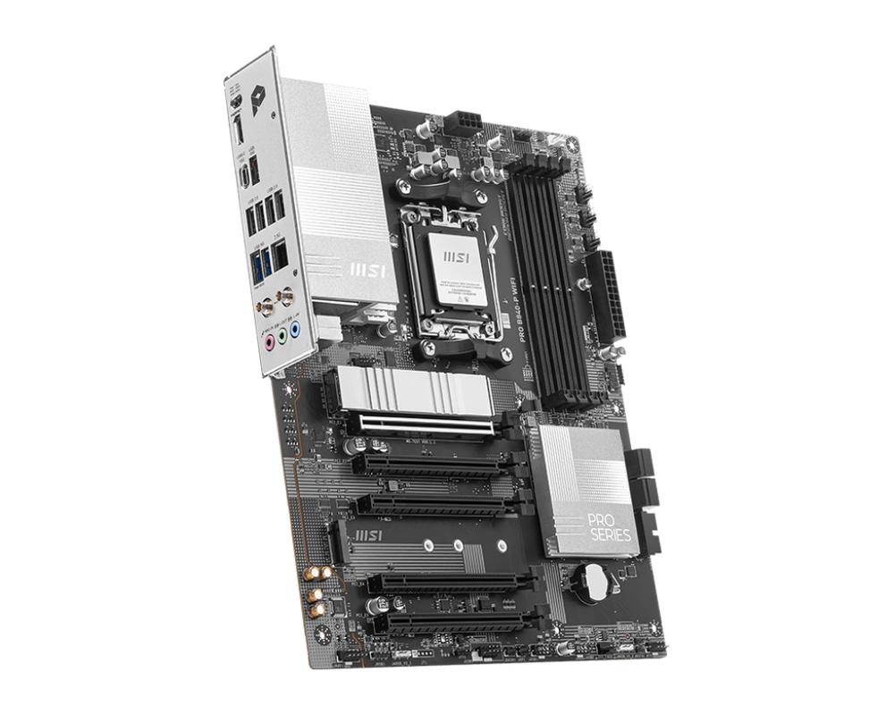 PLACA BASE MSI PRO B840-P AM5 WIFI ATX/ 4X DDR5/ 3X USB 3.2/ 1X USB TIPO C