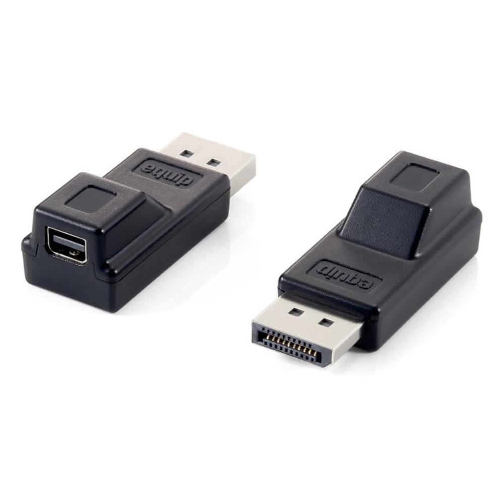 ADAPTADOR DISPLAYPORT A MINI DP EQUIP MACHO-HEMBRA / NEGRO