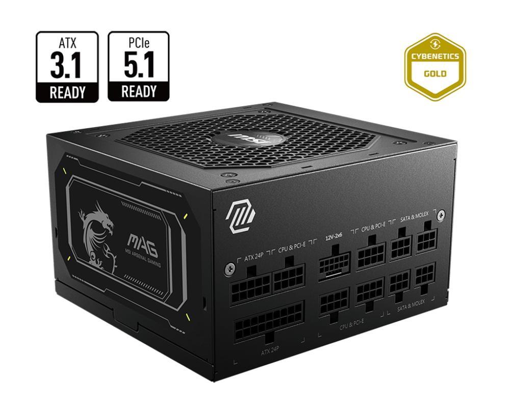 FUENTE ALIMENTACION MSI MAG A750GL GAMING ATX 750W