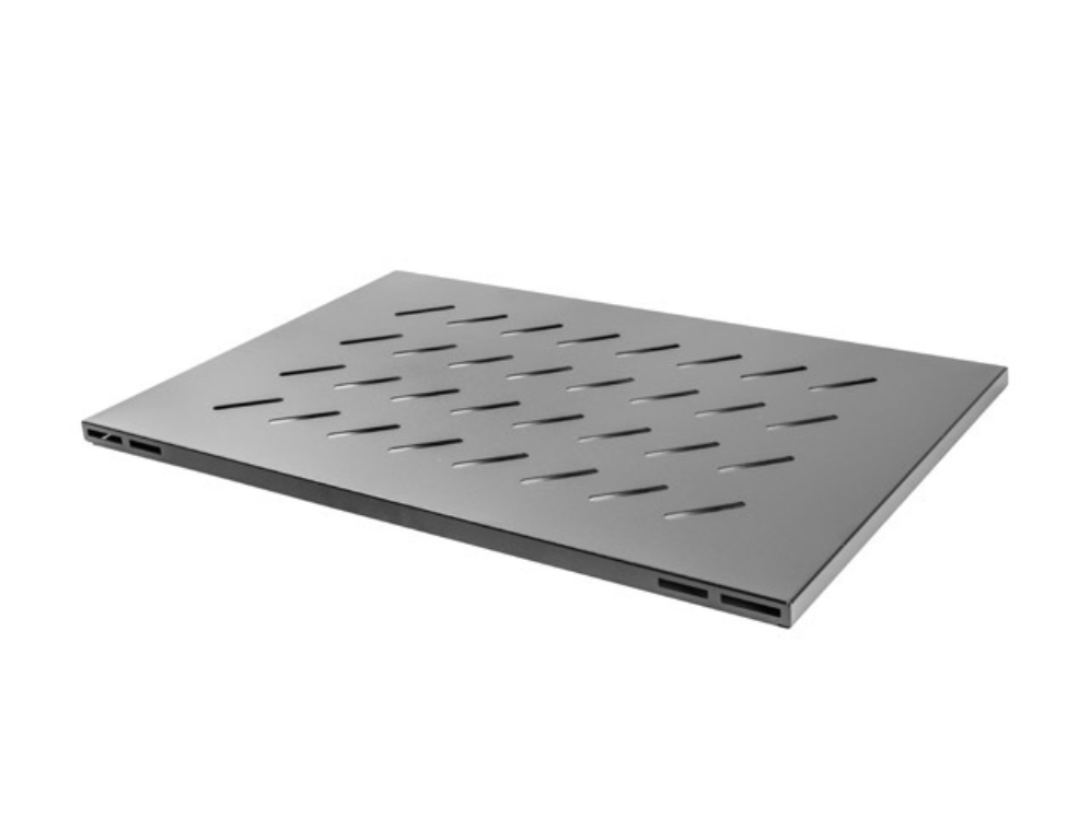 BANDEJA FIJA LANBERG 1U 480.5X580 MM HASTA 120 KG RACK ABIERTO DE 19" NEGRO