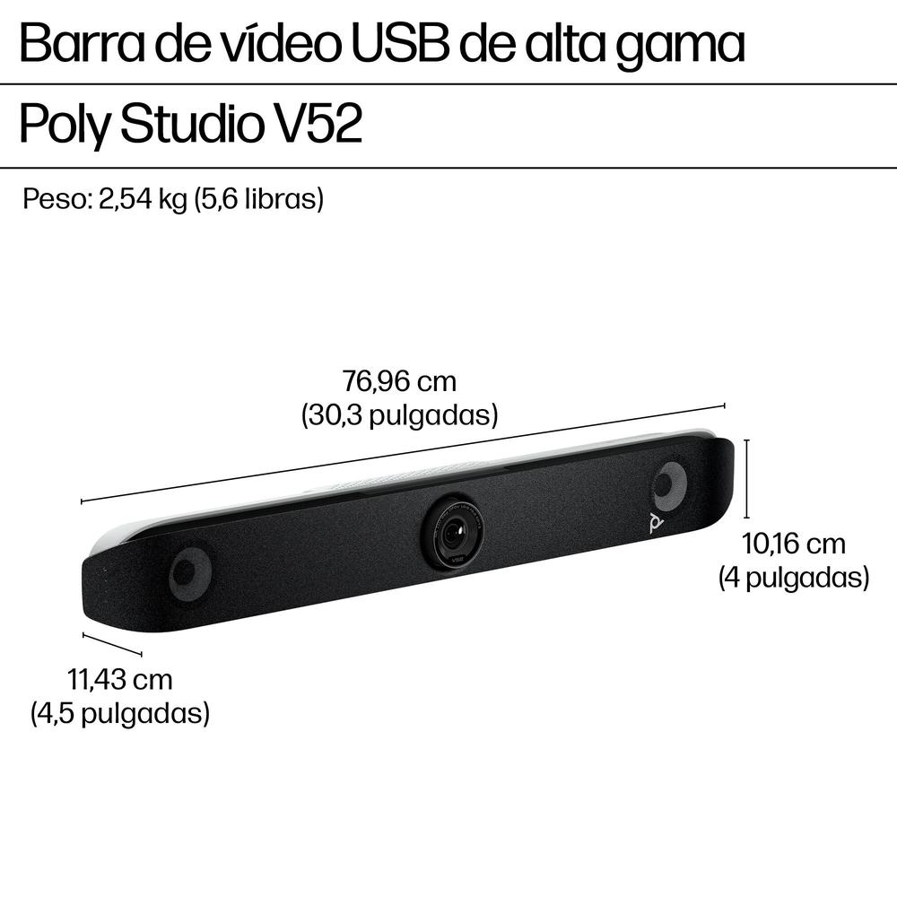 WEBCAM POLY STUDIO V52 4K UHD