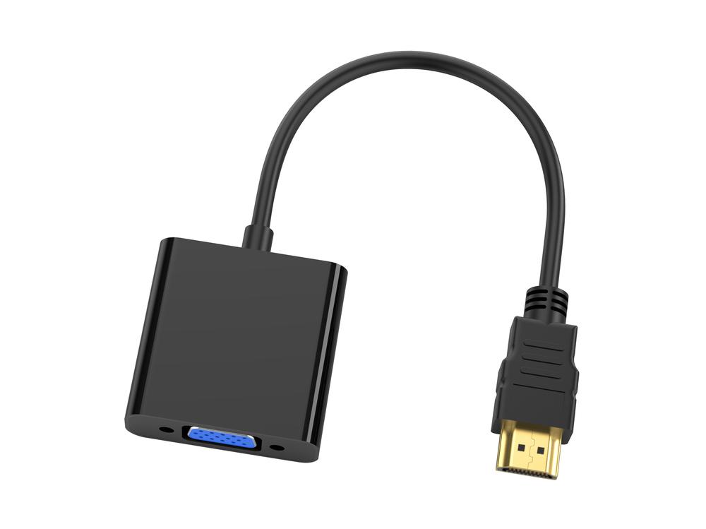 ADAPTADOR HDMI A VGA CONCEPTRONIC 0.25M/ MACHO-HEMBRA/ NEGRO