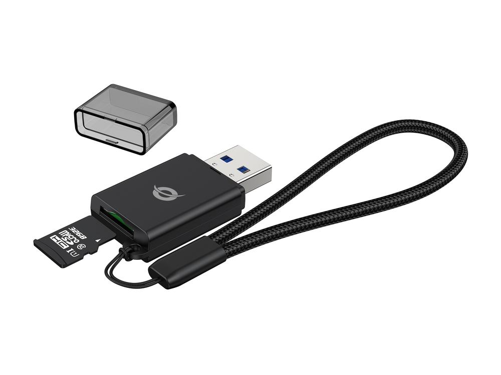 LECTOR DE TARJETAS USB 3.0 CONCEPTRONIC BIAN07B MICROSD/ TFLASH