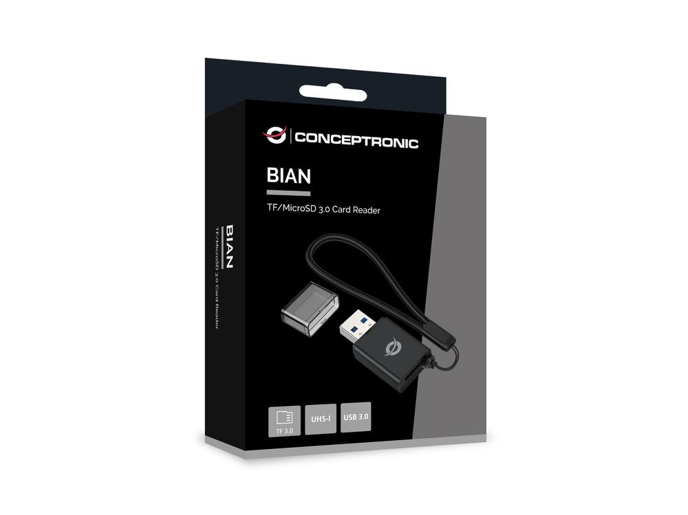 LECTOR DE TARJETAS USB 3.0 CONCEPTRONIC BIAN07B MICROSD/ TFLASH