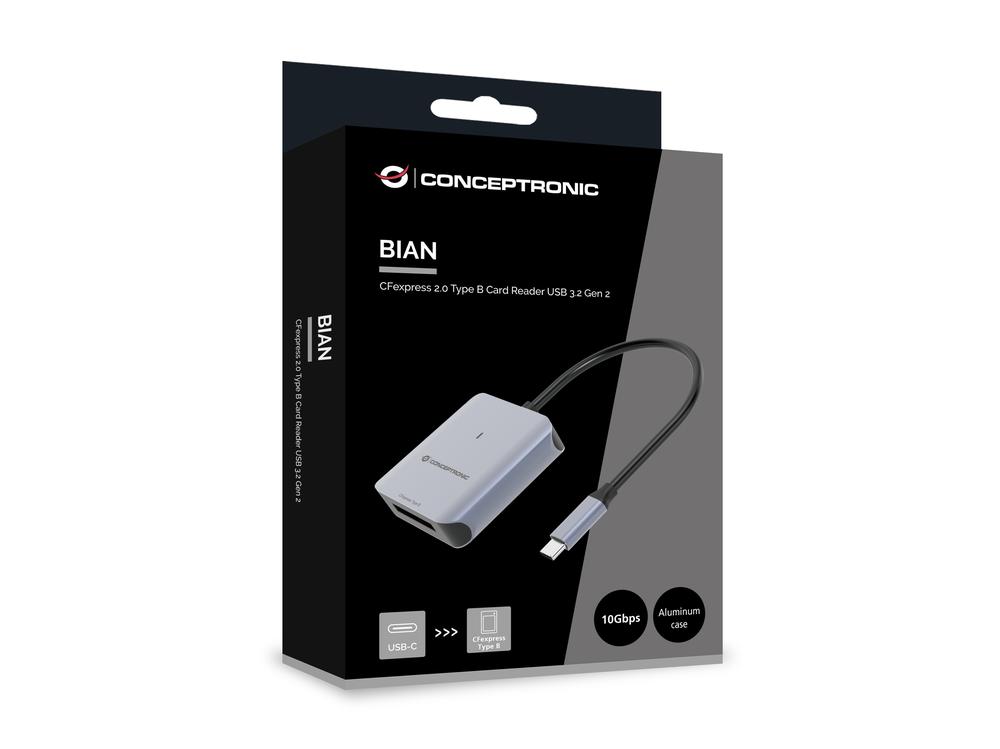 LECTO DE TARJETAS USB TIPO C CONCEPTRONIC BIAN08G