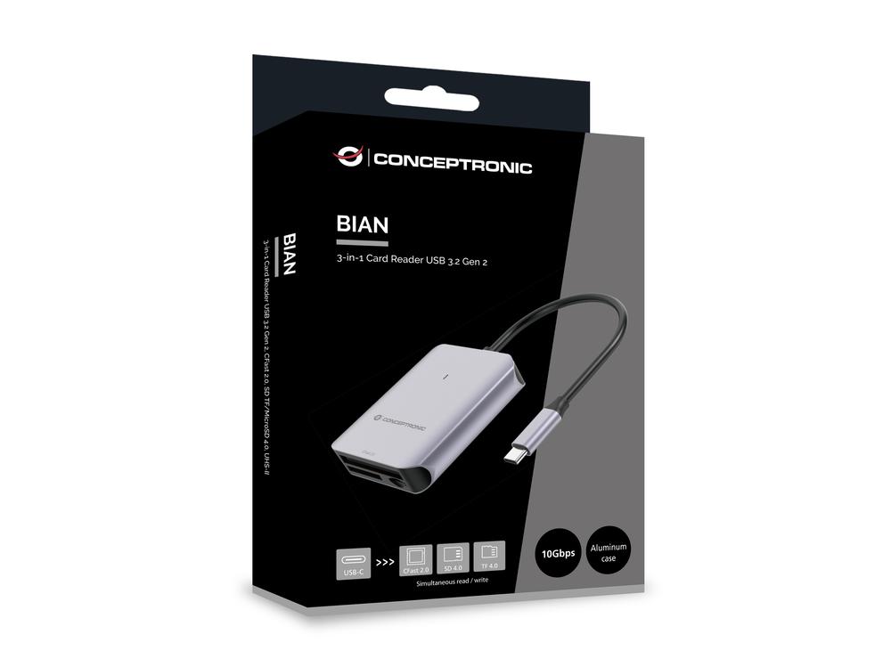 LECTO DE TARJETAS USB TIPO C CONCEPTRONIC BIAN09G