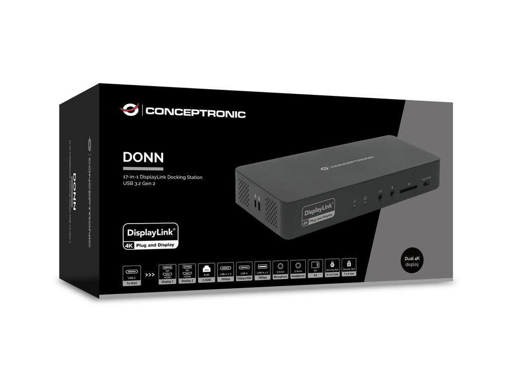 DOCKING STATION CONCEPTRONIC DONN31B 17 EN 1