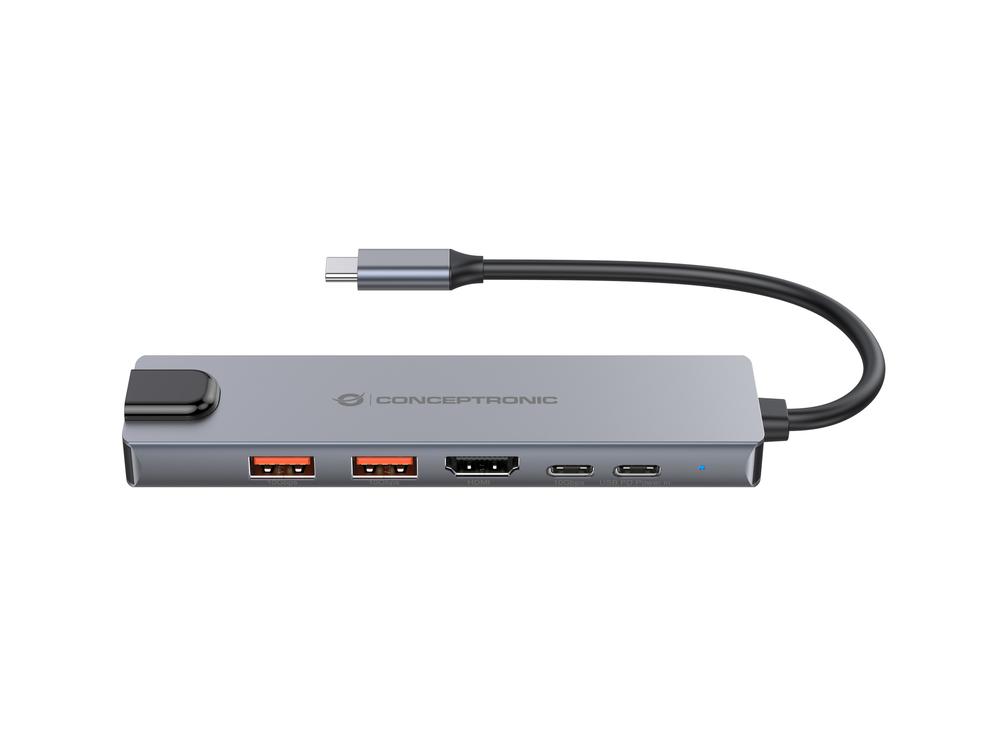 DOCKING STATION CONCEPTRONIC DONN29G USB TIPO C 6 EN 1