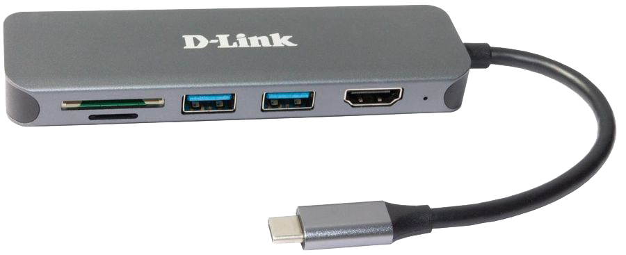 DOCKING D-LINK USB TIPO C 6 EN 1