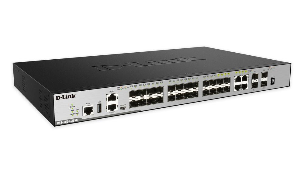 SWITCH D-LINK DGS 3630-28SC 28 PUERTOS