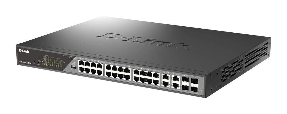 SWITCH D-LINK DSS-200G-28MPP 28 PUERTOS