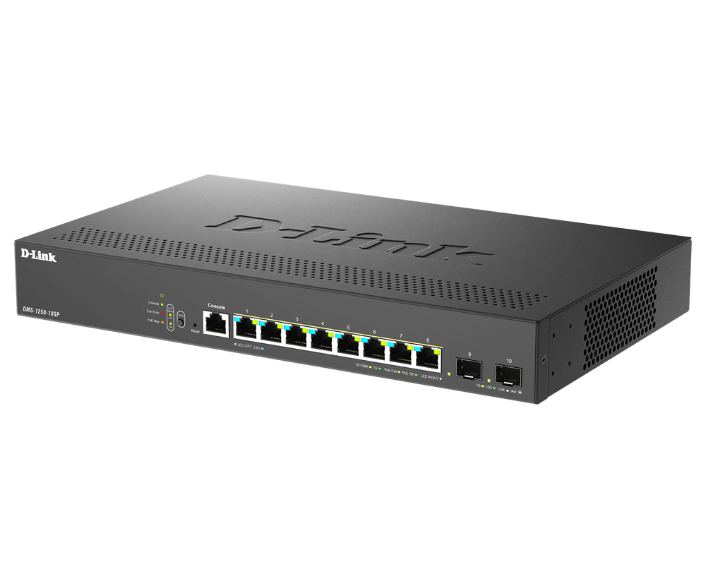 SWITCH D-LINK DMS-1250-10SP 10 PUERTOS