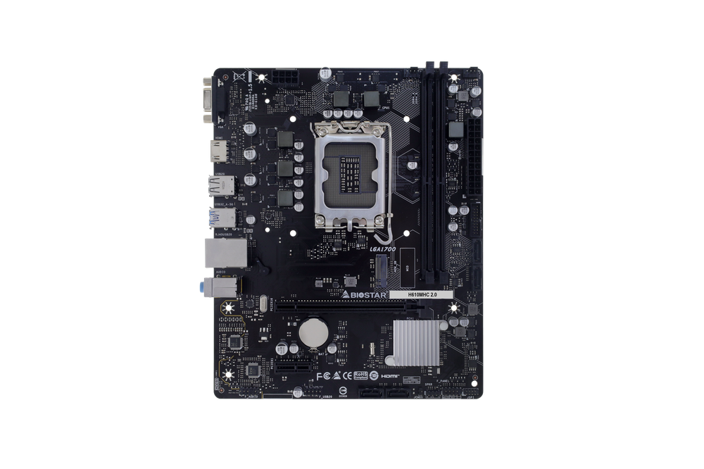 PLACA BASE BIOSTAR H610MHC 2.0 LGA1700 DDR4 MATX