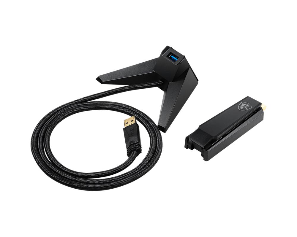 ADAPTADOR WIFI6 USB MSI GUAX18 AX1800